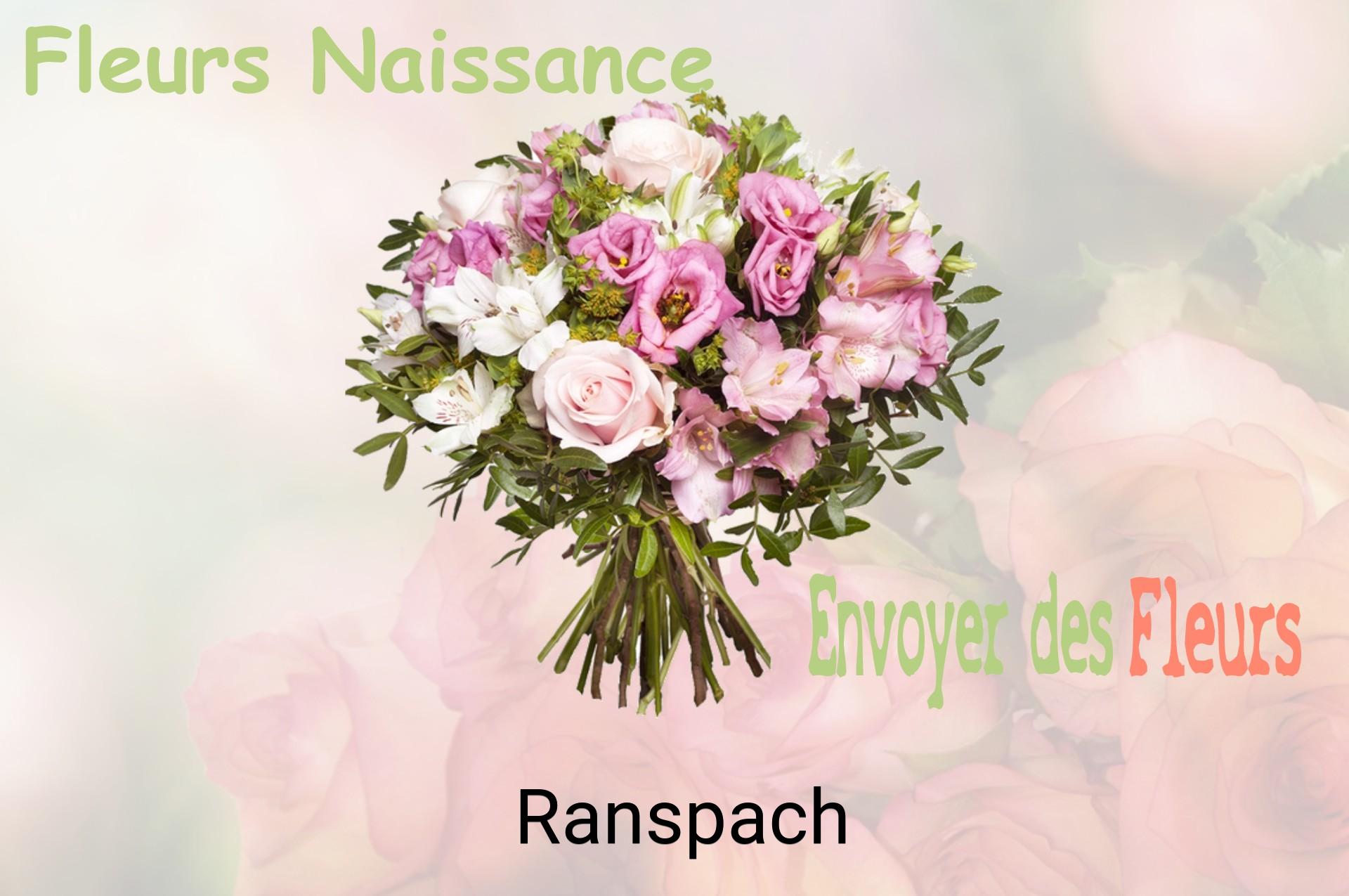Bouquet de fleurs de naissance livré à Ranspach